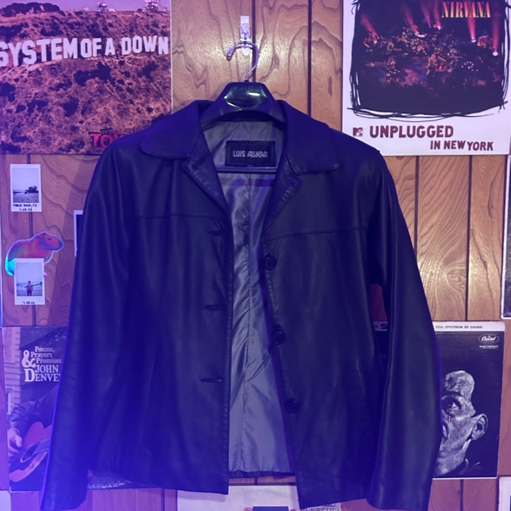 Vintage Luis Alvear Genuine Lamb Skin leather Woman’s Jacket